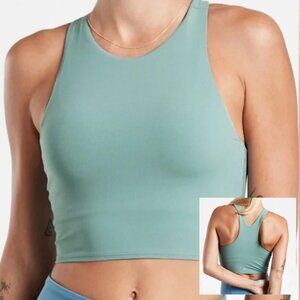 Athleta Conscious Crop Tank Top In Cornflower Tea Blue D-DD Cup